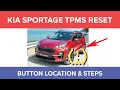 Kia Sportage TPMS Reset Button Location and How To Reset