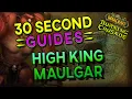 High King Maulgar - 30 Second Guides