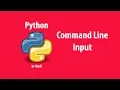 command line input in python in Hindi