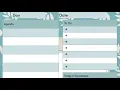Serenity Planner Printable Templates