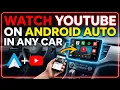 Watch YouTube on Android Auto in any Car Android 15 16