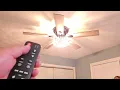 52 Crystal Chandelier Ceiling Fan - 5 blades