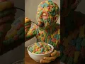 The Sour Gummy Man Eating Sour Candy with a Spoon ULTIMATE ASMR