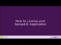 How to License SpreadJS 11 for App Distribution