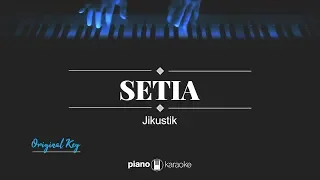 setia original key jikustik karaoke piano 
