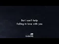 Crazy Rich Asians - Can’t Help Falling In Love - Karaoke Sing Along - Kina Grannis (Original Key)