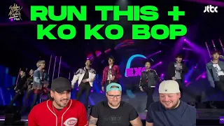 Download EXO - Run This \u0026 Ko Ko Bop Live REACTION MP3