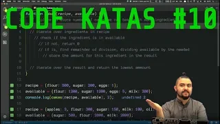Code Katas - Solving Code Wars Katas and Talking Through My Process