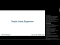 Part4 - SIMPLE LINEAR REGRESSION Python For Machine Learning