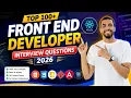 Frontend Developer Interview Questions Answers 2026 HTML CSS JavaScript React