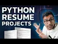 5 Unique Python Project Ideas for Your Resume Python Projects for Beginners to Advanced
