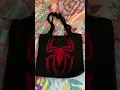 Crochet Spider Man Tote Bag