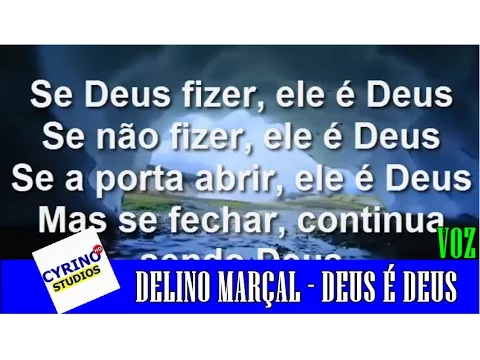 Download MP3 Deus é Deus - Delino Marçal