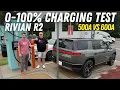 Rivian R2 DC Fast Charging Analysis - 500A vs 600A