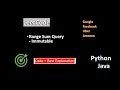 Range Sum Query - Immutable Leetcode code Explanation Python