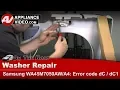 Samsung Washer Repair - Error Code Dc Dc1