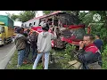 Download Lagu Dua Unit Bus AKAP ‼️ mengalami L4K4  Antara Bus Berlian baru vs Halmahera Infonya Driver meninggal