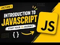 JavaScript Tutorial for Beginners Lecture 1 Introduction to JavaScript
