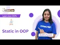 Static in OOP OOPs using Java Codechef Learn