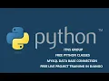 MySQL and Python Inserting Data MYSQL Insert Data Into Tables Insert Records Class30
