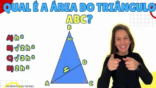 🧠 Como calcular ÁREA DE TRIÂNGULO