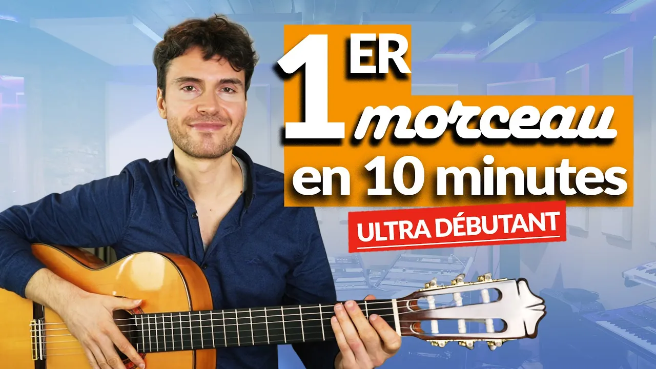 Votre tout PREMIER COURS DE GUITARE tuto CHANSON FACILE débutant