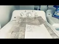 GE Top Load Washer Service Mode and Basic Troubleshooting