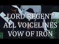 DEEPWOKEN Vow Of Iron All Lord Regent Voice lines with Subtitles