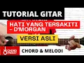 Lagu (TUTORIAL GITAR) Hati Yang Tersakiti - D'MORGAN | Versi Asli | Lengkap dan Mudah