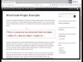 WORDPRESS SHORTCODE PLUGIN FROM SCRATCH