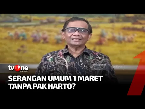 Nama Pak Harto Hilang di Keppres Serangan Umum 1 Maret, Mahfud MD Klarifikasi