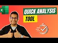 Excel Quick Analysis Tool is Definitely Worth Checking Out