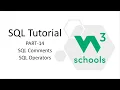 SQL Comments Explained SQL Operators with Examples Beginner