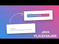 How to add Placeholder in JTextfield on Java JFrame Form with Eclipse IDE Part 2 - JDK 17 Builder