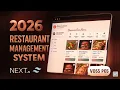 Restaurant Management System Project in React JS Food Delivery App with Source Code