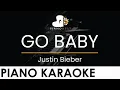 Download Lagu Justin Bieber - GO BABY - Piano Karaoke Instrumental Cover with Lyrics