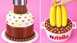 Fancy Satisfying Rainbow & Chocolate Cake Decorating Compilation | Easy Cake Hack Recipe