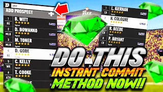 Do This INSANE Instant Commit Method Now in College Football 25 Dynasty
