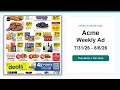 Acme Weekly Ad 26 - 26 Top 10 Deals