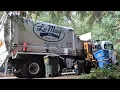 Lemay 3674 peterbilt 320 labrie on yard waste