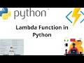How to use Lambda Function in Python Lambda function Python tutorial