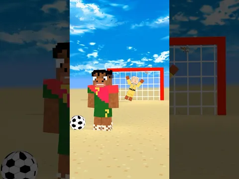 Who Will Prevail in Football Shooting 5? - Minecraft Animation #shorts
