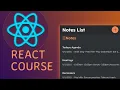 React JS Crash Course