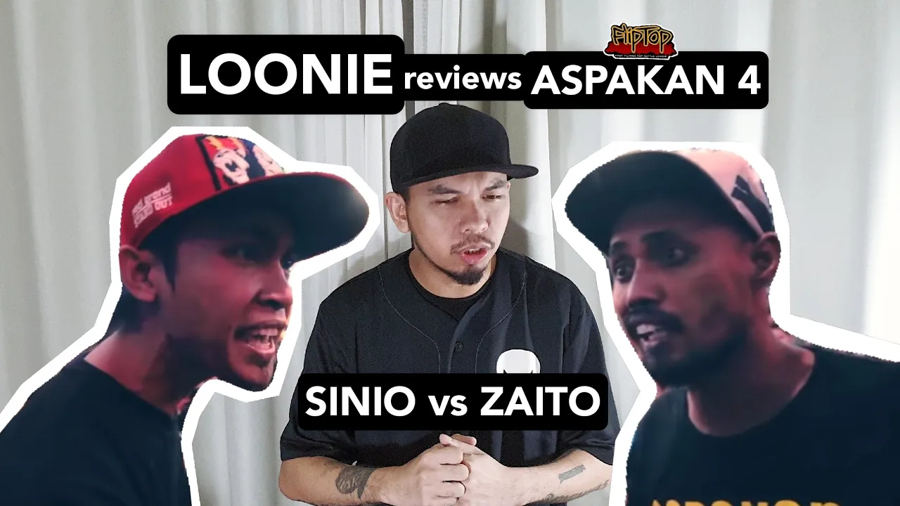 LOONIE | BREAK IT DOWN: Rap Battle Review E31 | ASPAKAN 4: SINIO vs ZAITO