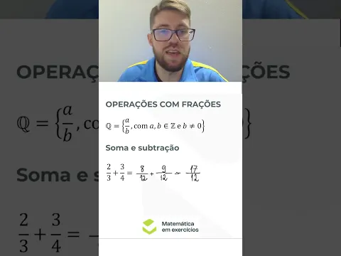 Precisa do MMC para somar frações? 🤔 #matematica