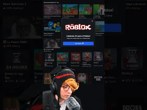 KreekCraft Reacts to the Classic Roblox Theme.. 🔥