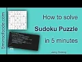 Sudoku solver in 5 mins - Go lang