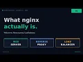 Nginx Mastery What nginx actually is Web server reverse proxy load balancer