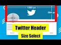 How to Choose Twitter Header Size Image Select Width Height Crop in PicsArt