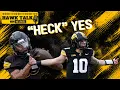 Jeremy Hecklinski Shines at QB Iowa Kids Day Scrimmage Thoughts